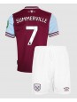 West Ham United Crysencio Summerville #7 Hjemmedraktsett Barn 2024-25 Korte ermer (+ bukser)